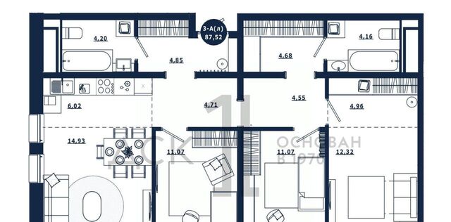 39-й микрорайон посёлок Медвежий Угол ЖК «Крылов» фото