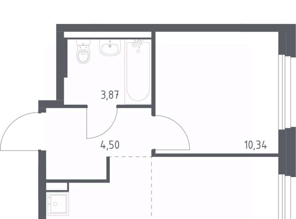 квартира г Москва п Кокошкино д Санино ЖК Новое Внуково метро Рассказовка к 25 фото 1