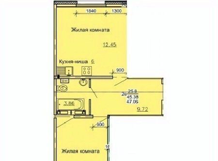 квартира г Барнаул р-н Октябрьский ул Союза Республик фото 1