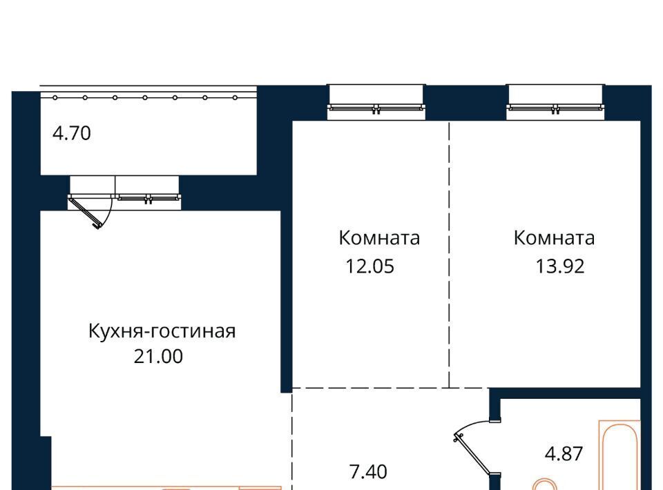 квартира г Иркутск р-н Октябрьский ул Юрия Левитанского 8 фото 39