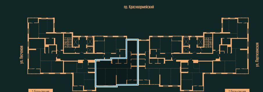 квартира г Барнаул р-н Центральный пр-кт Красноармейский 61б фото 4