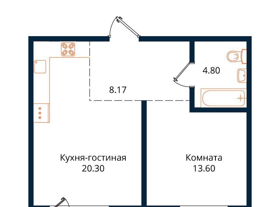 квартира г Иркутск р-н Октябрьский ул Юрия Левитанского 8 фото 39