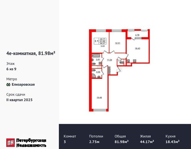 метро Елизаровская дом 1 фото