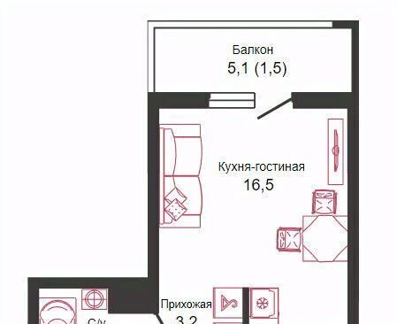 квартира г Новороссийск р-н Приморский ул Рассветная фото 1