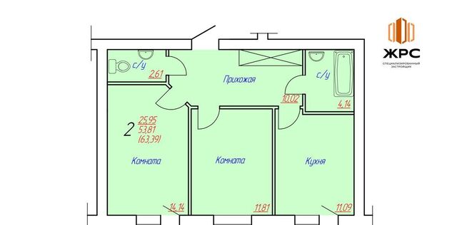 квартира р-н Зашекснинский дом 62 фото