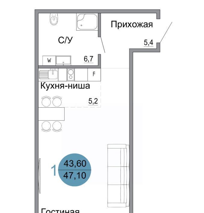 квартира г Керчь Белый город жилой комплекс фото 1