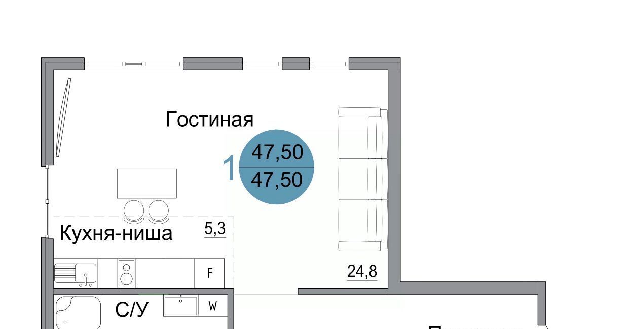 квартира г Керчь Белый город жилой комплекс фото 1