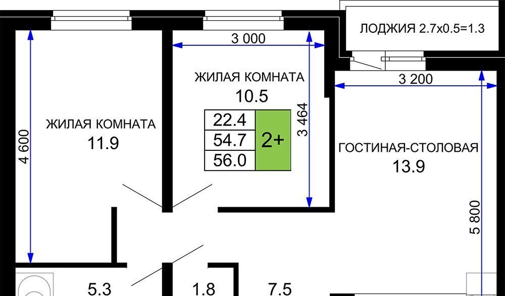 квартира г Краснодар р-н Прикубанский ЖК «Дыхание» фото 1