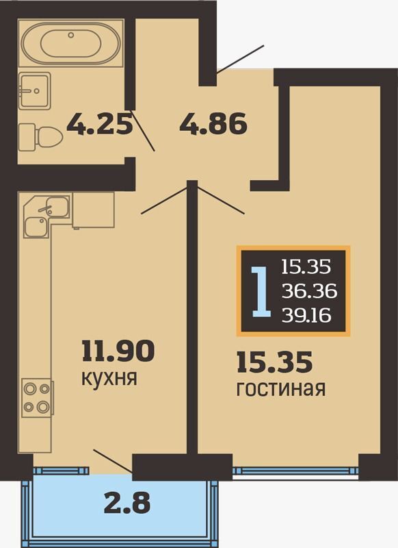 квартира р-н Анапский г Анапа ул Ивана Голубца 147 муниципальное образование Анапа фото 1