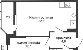 квартира г Краснодар р-н Карасунский ЖК «Сказка Град» фото 1