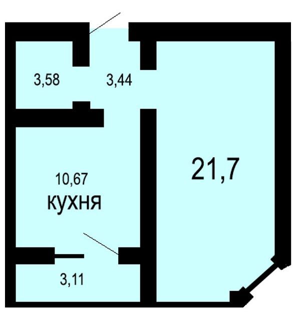 квартира г Оренбург пр-кт Победы 151 городской округ Оренбург фото 3