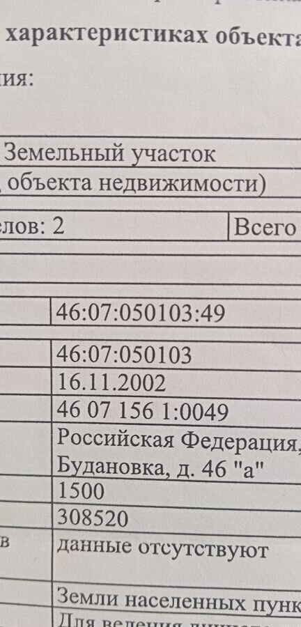 земля р-н Конышевский д Богдановка сельсовет, Золотухинский р-н, Золотухино, д. Будановка, Будановский фото 2