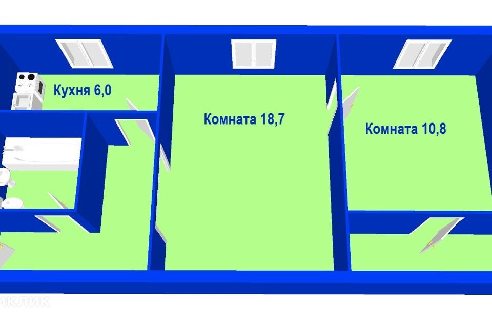 квартира г Железногорск проезд Центральный 8 городской округ Железногорск фото 1