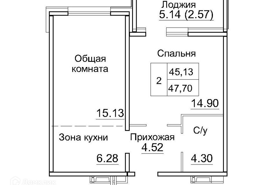 квартира р-н Новосибирский рп Краснообск мкр 3 15/1 фото 1