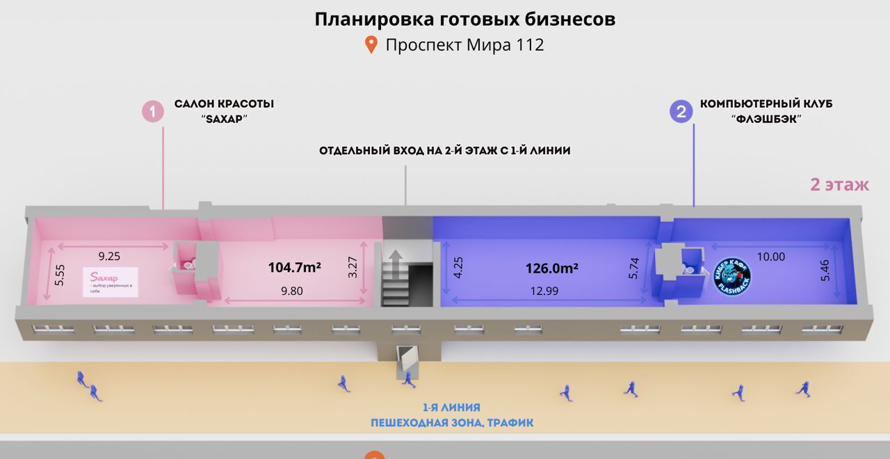 торговое помещение г Москва метро Алексеевская пр-кт Мира 112 фото 18