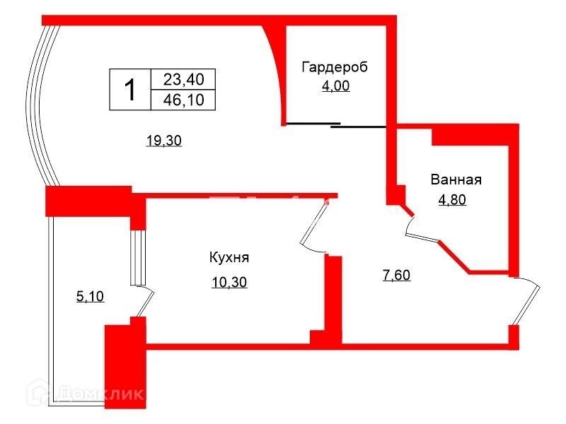 квартира г Санкт-Петербург наб Октябрьская 126к/3 Невский район фото 1