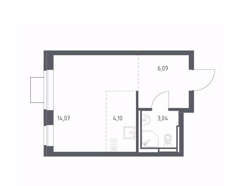 квартира г Видное Богдановский Лес жилой комплекс, 7. 4, Зябликово фото 1