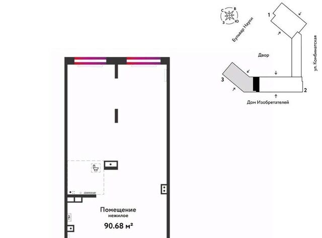 р-н Калининский ул Комбинатская 16к/1 фото