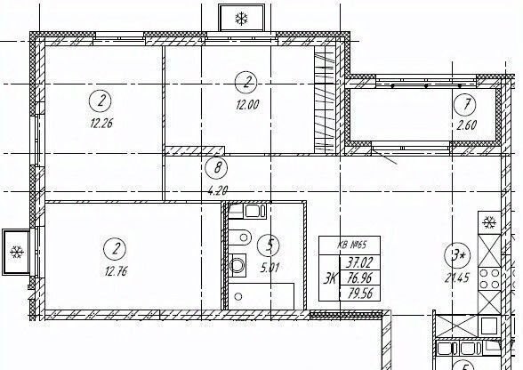 квартира г Тольятти р-н Автозаводский 18А кв-л фото 1