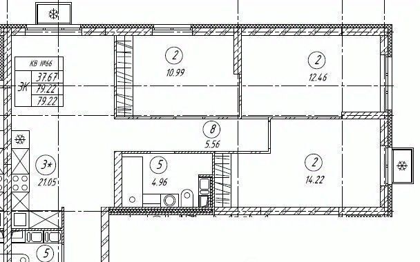 квартира г Тольятти р-н Автозаводский 18А кв-л фото 1