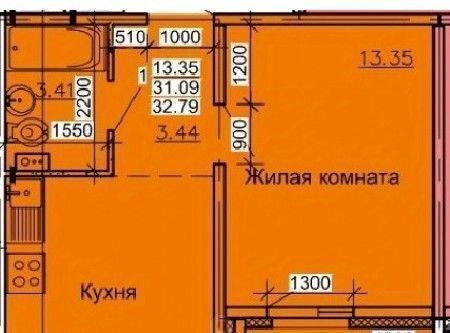 квартира г Барнаул р-н Октябрьский ул Союза Республик 11 фото 1