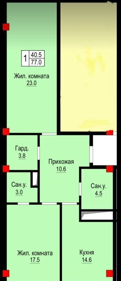 квартира г Нальчик ул Атажукина 10б фото 6