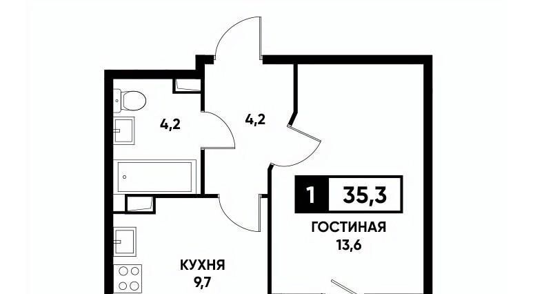 квартира г Ставрополь р-н Промышленный ул Николая Голодникова 7к/1 фото 1