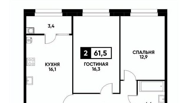 р-н Промышленный ул Андрея Голуба 12к/1 фото