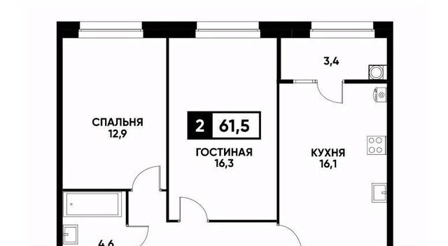 р-н Промышленный ул Андрея Голуба 12к/1 фото