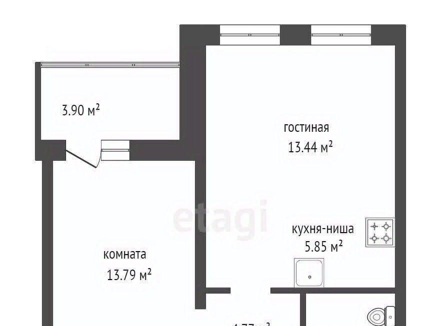 квартира г Красноярск р-н Октябрьский ул Елены Стасовой с 1 фото 12