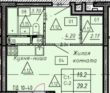 квартира г Люберцы микрорайон Панки ул Хлебозаводская 6с/1 фото 1