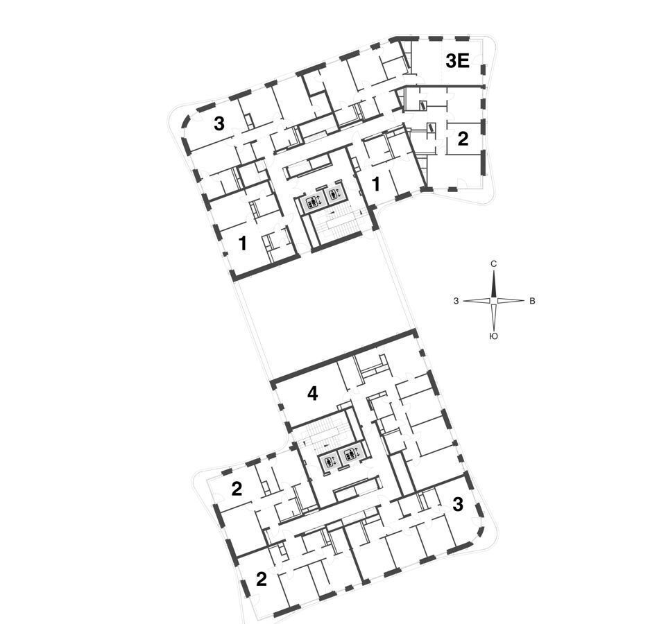 квартира г Москва метро Строгино ВМО Кунцево у д. Захарково, кв-л 20, корп. 1 фото 11