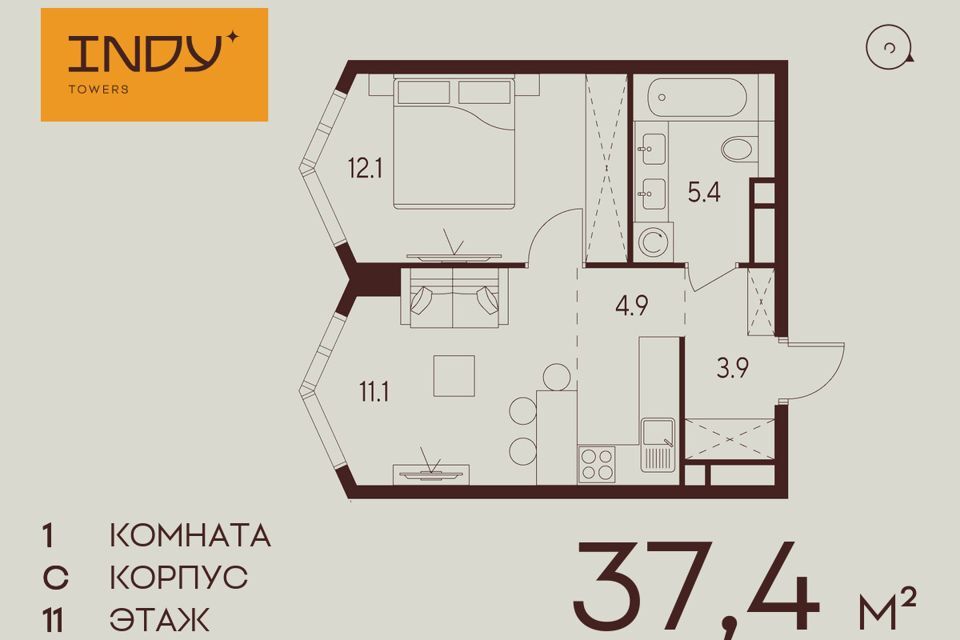 квартира г Москва ул Куусинена 21 Северный административный округ фото 1