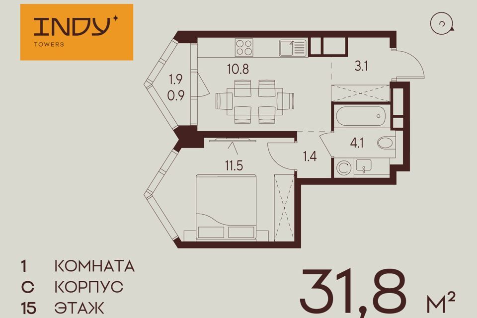 квартира г Москва ул Куусинена 21 Северный административный округ фото 1