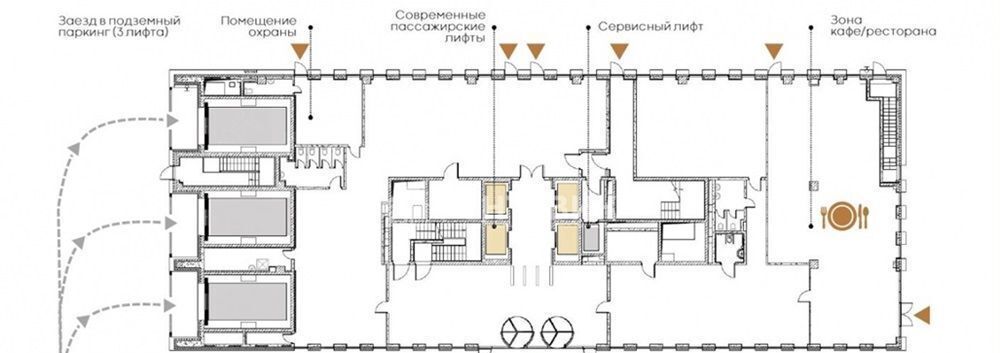 офис г Москва метро Чкаловская пер Костомаровский 11с/1 фото 5