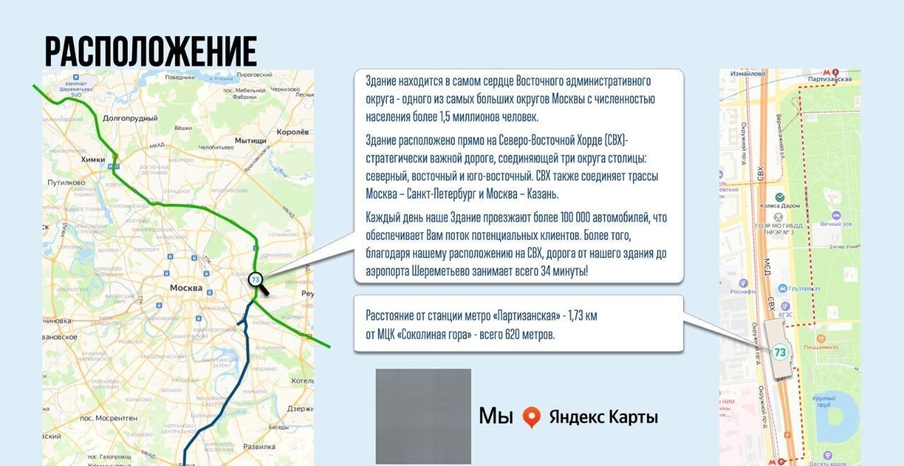 свободного назначения г Москва метро Партизанская ул 1-я Измайловского Зверинца 8 фото 3