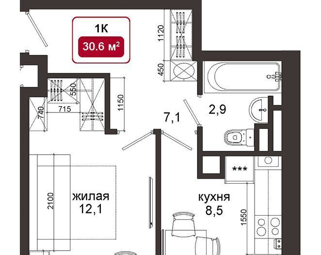 квартира городской округ Одинцовский д Солманово МЖК Изумрудная Долина тер., Лесной Городок, 76 фото 2