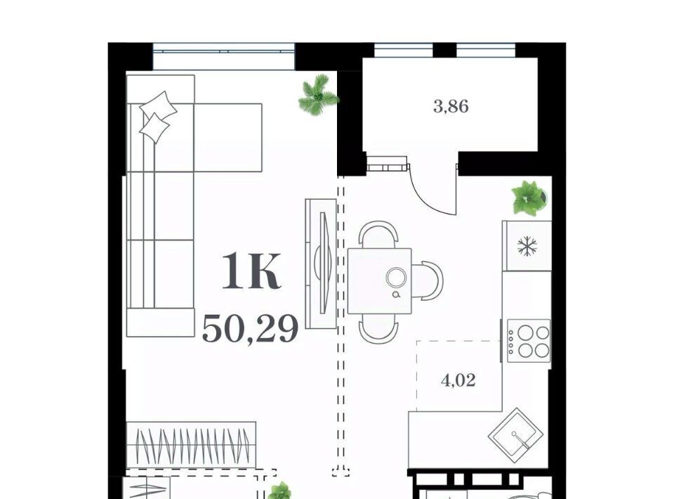 квартира г Владивосток р-н Фрунзенский ул Леонова 54 фото 1