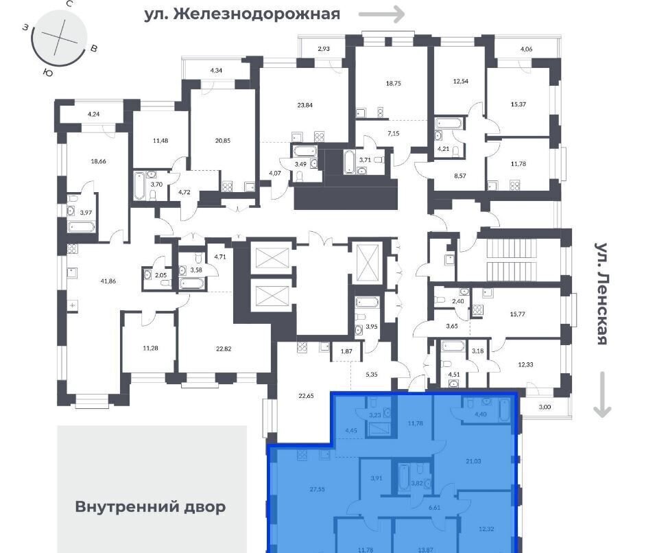 квартира г Новосибирск Гагаринская фото 11