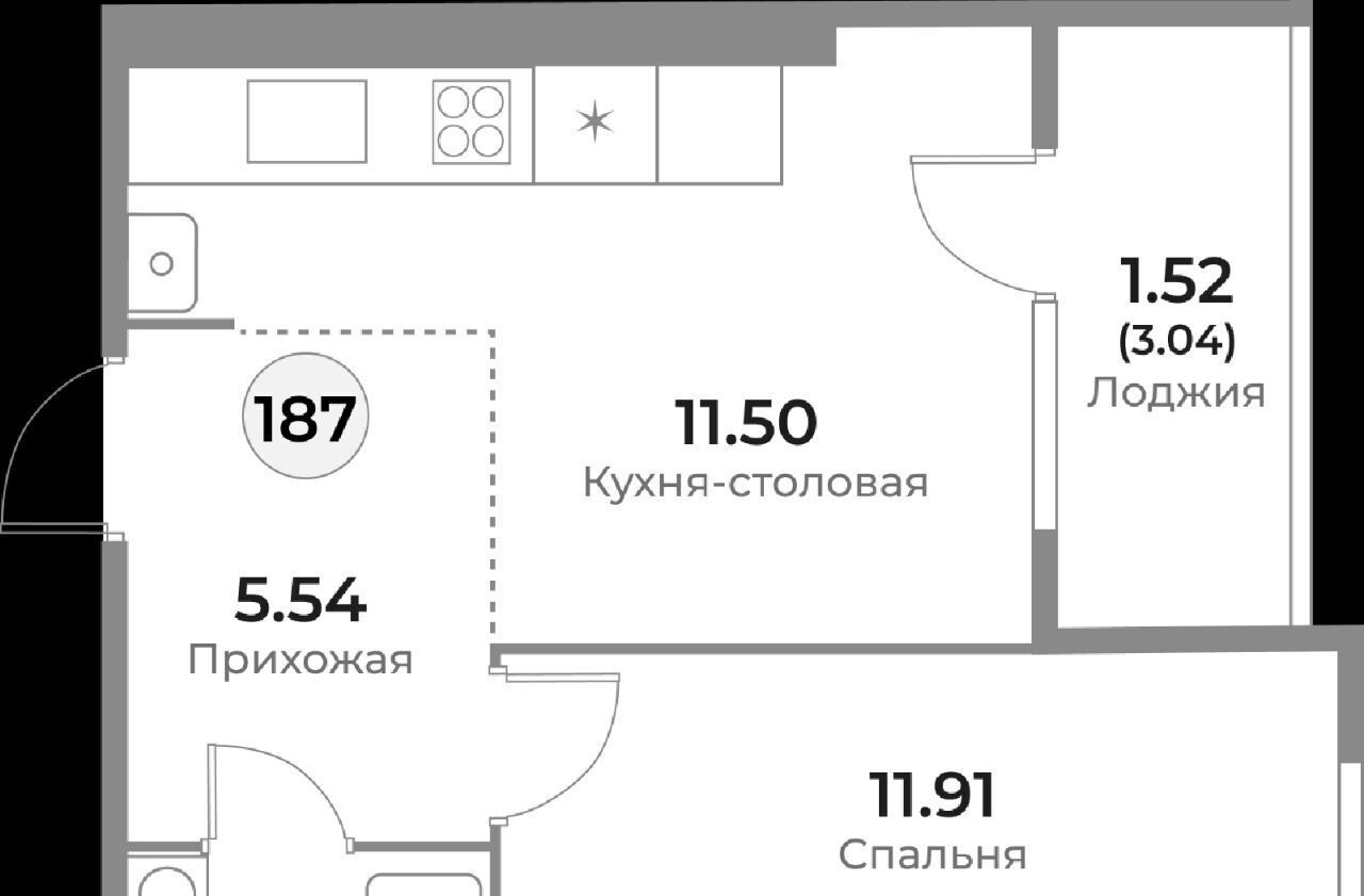 квартира г Калининград р-н Ленинградский ул Пригородная фото 2