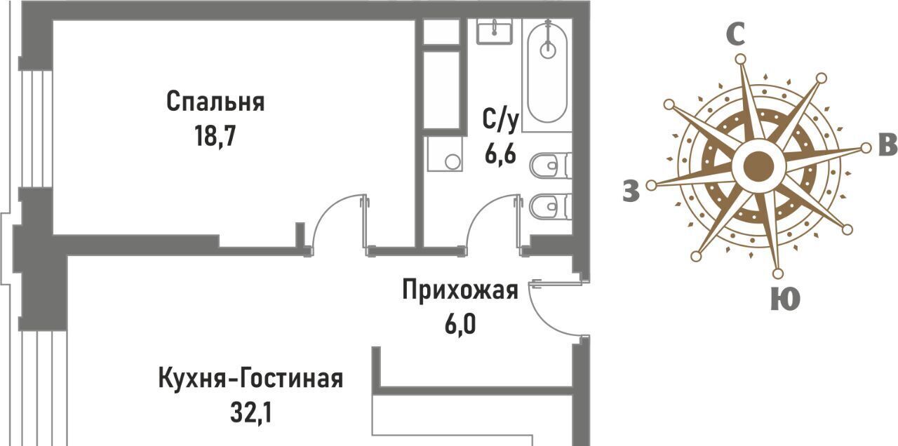 квартира г Москва метро Сокольники ул Матросская Тишина 12 фото 1