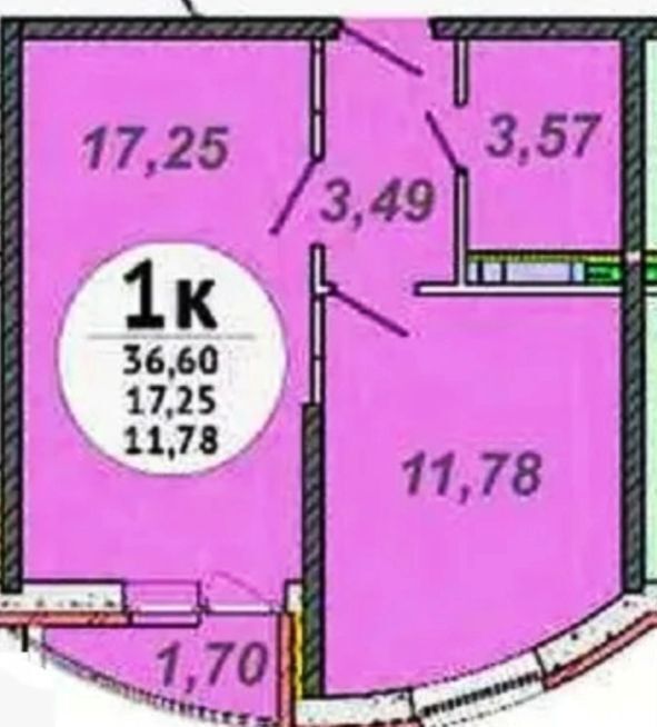 квартира г Краснодар р-н Прикубанский ул Заполярная 35к/8 мкр-н Славянский фото 5