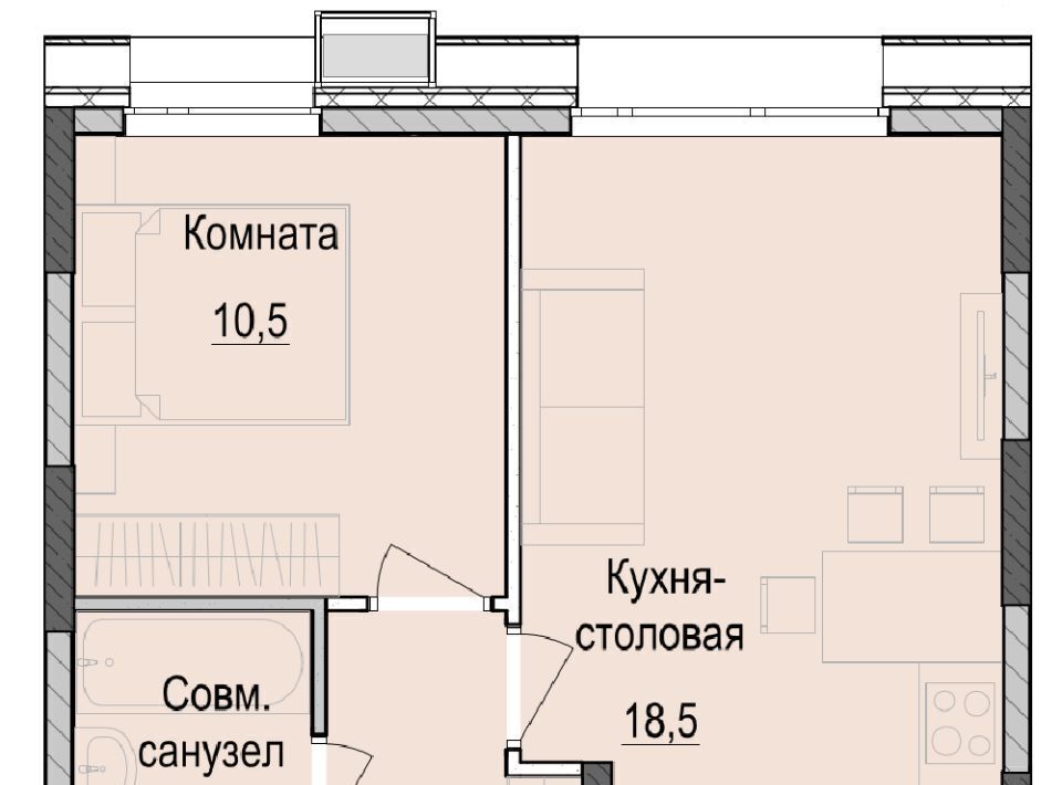 квартира г Казань Аметьево, Паркмаяк жилой комплекс фото 1