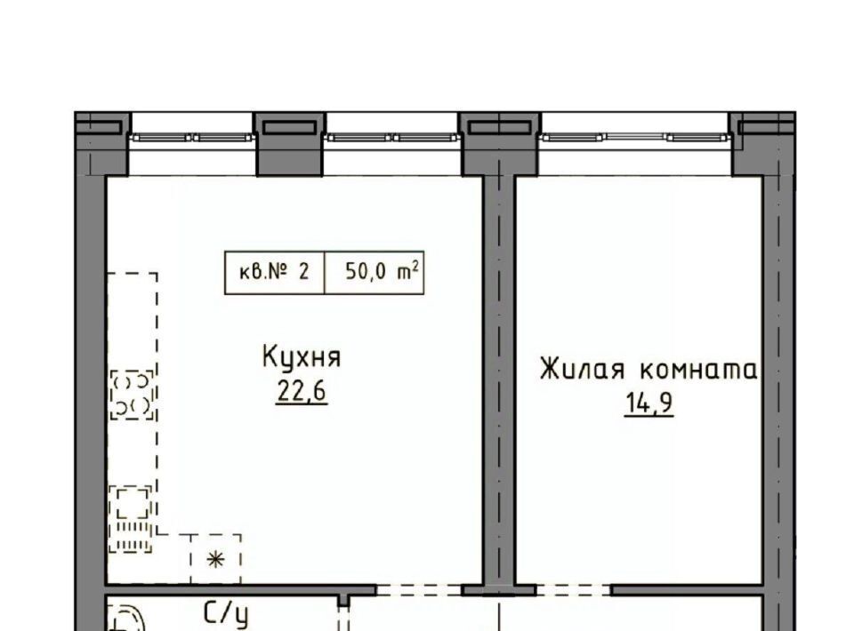 квартира г Барнаул р-н Центральный ул Интернациональная 79 фото 1
