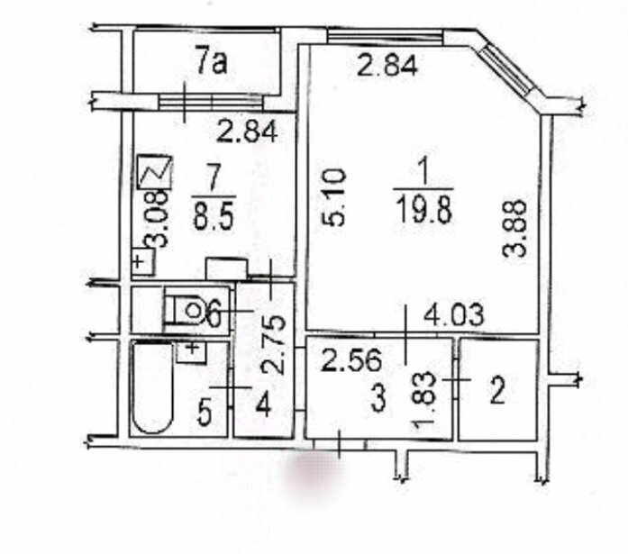 квартира г Москва метро Улица Горчакова ул Адмирала Лазарева 19к/1 фото 2