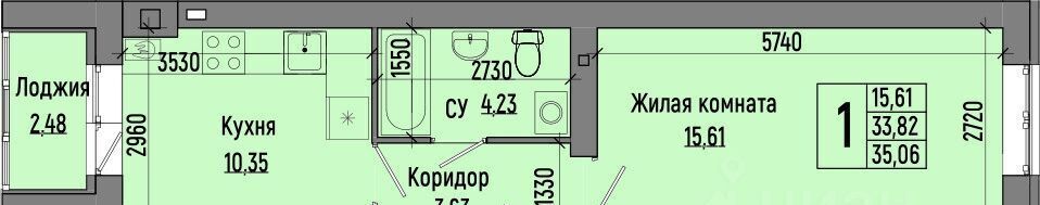 квартира г Волгоград р-н Советский жилой район Долина-2 жилрайон фото 1