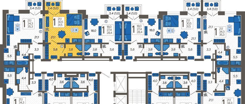 квартира г Сочи р-н Адлерский ул Искры 88/5 фото 2