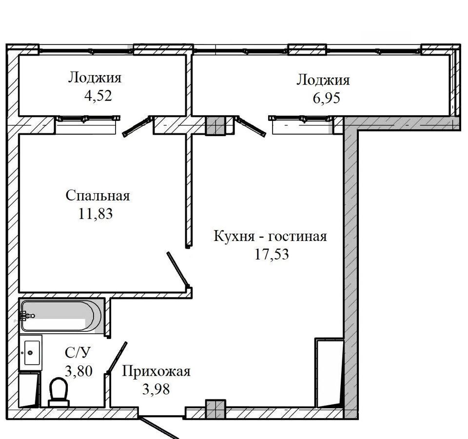 квартира г Нальчик ул. Героя России Т. М. Тамазова, з/у 2/3 фото 1