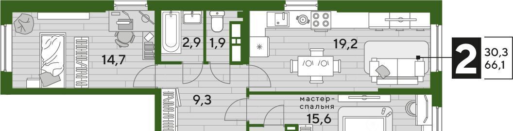 квартира г Краснодар р-н Прикубанский ул им. Анны Ахматовой фото 1