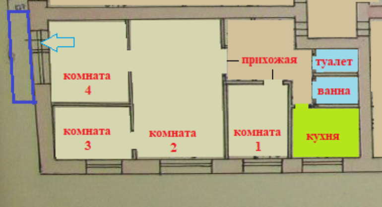 квартира г Брянск р-н Фокинский пр-кт Московский 11 Школа № 51 фото 17